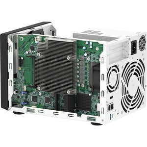 QNAP TVS-h474-PT-8G 4 x Total de compartimentos Sistema de armazenamento SAN/NAS - 5 GB Flash Memory Capacity - Intel Pent