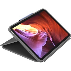 Logitech Rugged Folio Rugged Keyboard/Cover Case (Folio) Apple, Logitech iPad (10th Generation) Tablet - Graphite - Drop R