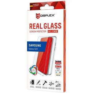 Displex Case for Samsung Galaxy S23 Smartphone - Black, Clear - Dirt Resistant, Fingerprint Resistant, Scratch Resistant, 
