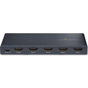 StarTech.com 4-Port 8K HDMI Switch, HDMI 2.1 Switcher 4K 120Hz HDR10+, 8K 60Hz UHD, HDMI Switch 4 In 1 Out, Auto/Manual So