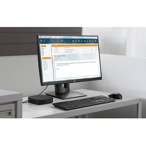 HP t430 Kleiner Formfaktor Thin Client - 1 x Celeron Dual-Core 1,10 GHz Prozessor - Intel Chip - 4 GB RAM DDR4 SDRAM - 32 