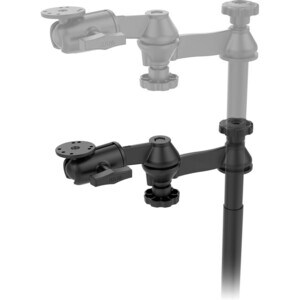 RAM Mounts No-Drill Vehicle Mount for Tablet Holder, Laptop Holder - 4 lb Load Capacity - Powder Coated Steel, Marine-grad