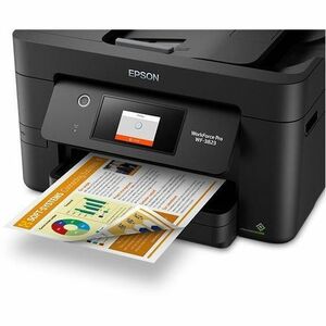 Epson WorkForce Pro WF-3823 Wireless Inkjet Multifunction Printer - Color - Copier/Fax/Printer/Scanner - 4800 x 2400 dpi P