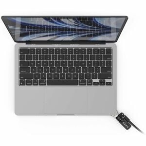 Ledge Adapter for MacBook Air 13-inch (M2/M3/M4/M5) (Corner Lock) with Combination Lock Silver - Ledge Adapter for MacBook