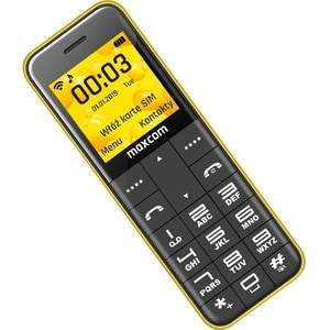 Telefono di funzione MaxCom Classic MM111 - 2G - 3,7 cm (1,4") TFT 128 x 128 - Single core (1 Core) - Nero - Bar - 1 Suppo
