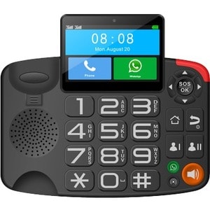 Telefono IP MaxCom COMFORT MM42D - A filo - senza filo - Wi-Fi - VoLTE