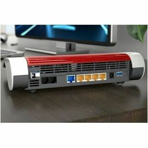 AVM FRITZ!Box Wi-Fi 6 IEEE 802.11 a/b/g/n/ac/ax Passive optische Gigabit-Netzwerke (GPON) Drahtlos Router - Dualband - 2,4