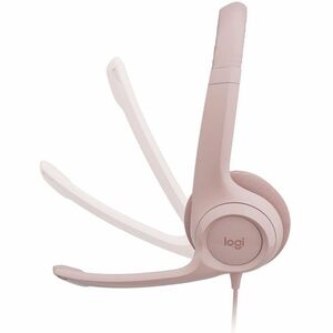 Logitech ClearChat H390 Wired Over-the-head Stereo Headset - Rose - Binaural - Ear-cup - 3000 cm - Bluetooth - 20 Hz to 20