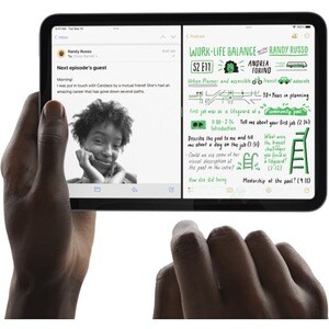 Apple iPad mini (6th Generation) Tablet - 21.08 cm (8.30") - Apple A15 Bionic Hexa-core - 4 GB - 256 GB Storage - iPadOS 1