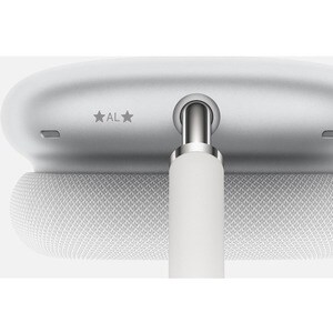 Apple AirPods Max Wired/Wireless Over-the-head Stereo Headset - Silver - Binaural - Circumaural - Bluetooth - Noise Cancel