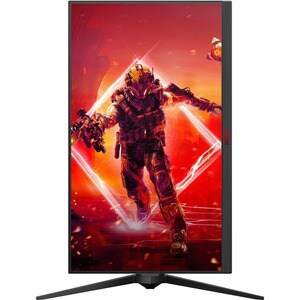 AOC AGON AG275QZN 27" (68.6 cm) Class WQHD Gaming LCD Monitor - 16:9 - Black, Red - 27" (68.6 cm) Viewable - Vertical Alig