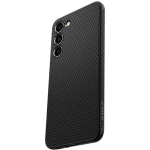 Spigen Liquid Air Case for Samsung Galaxy S23 Smartphone - Matte Textured, Geometric Design - Matte Black - Anti-slip, Dro