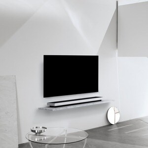 Bang & Olufsen BeoSound Bluetooth Sound Bar Speaker - Black - Wall Mountable, Flush Mount - Floor Standing - 32 Hz to 22 k