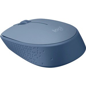 Logitech M171 Mouse - Radio Frequency - USB - Optical - 3 Button(s) - Blue Grey - Wireless - 2.40 GHz - 1000 dpi - Scroll 
