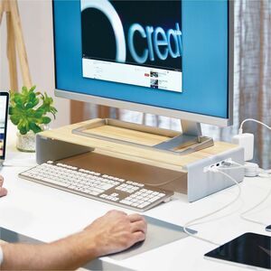 j5create JCT425-N Suporte do monitor - 44 kg Capacidade de carga - Monitor de computador Adequado para do tipo de display 