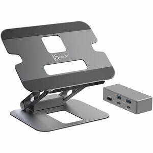 j5create Estação de ancoragem para Notebook, PC Tablet - 100 W Fonte de alimentação - 4K - 3840 x 2160 - 2 x Portas USB ti