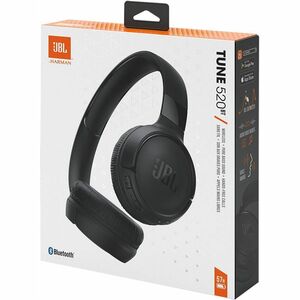 JBL Tune 520BT Headset - Siri, Google Assistant - Stereo - Wireless - Bluetooth - 30 Ohm - 20 Hz to 20 kHz - On-ear - Bina