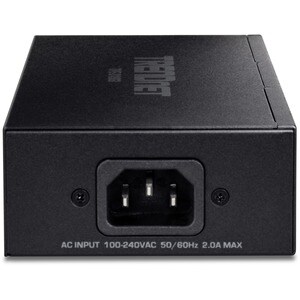 TRENDnet TPE-319GI PoE++ Injector - TAA Compliant - 1 x 10 Gigabit PoE++ Input Port(s) - 1 x 10 Gigabit Ethernet Output Po