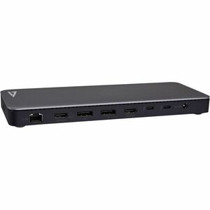 Docking station V7 HDMI - DisplayPort - Thunderbolt - 8K, 30 Hz (HDMI o DP) o fino a tre monitor 4K (4K/60 Hz + 4K/60 Hz +