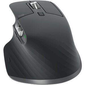 Logitech MX MASTER 3S 鼠标 - 蓝牙/射频 - A 型 USB - 暗视野 - 灰 - 无线 - 10 m - 2.40 GHz - 可充电 - 8000 dpi - 滚轮, 姆指旋轮