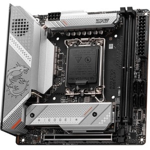 MSI MPG Z790I EDGE WIFI Gaming Desktop Motherboard - Intel Z790 Chipset - Socket LGA-1700 - Mini ITX - Core, Pentium Gold,