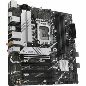 Asus Prime B760M-A AX D4 Desktop Motherboard - Intel B760 Chipset - Socket LGA-1700 - Micro ATX - Core, Pentium Gold, Cele