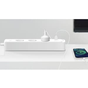 Tapo Smart Wi-Fi Power Strip - 1 x USB Type C, 2 x USB Type A, 3 x AC Power - 1.50 m Cord - 230 V AC Voltage - 2.30 kW