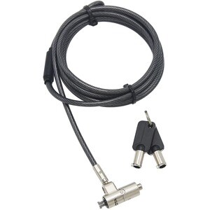 Dicota Nano Cable Lock For Notebook, Projector, Printer - 2 m Cable - Keyed Lock - Silver - Zinc Alloy - For Notebook, Pro