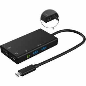j5create JVA01 Video Capturing Device - Black - Functions: Video Streaming, Video Capturing - USB 3.2 Type C - 3840 x 2160