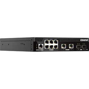 QNAP QSW-M2106PR-2S2T 8 Ports Manageable Ethernet Switch - 10 Gigabit Ethernet, 2.5 Gigabit Ethernet - 10GBase-X, 10GBase-