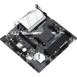 ASRock B550M/AC Desktop Motherboard - AMD B550 Chipset - Socket AM4 - Micro ATX - Ryzen 3, Ryzen, Ryzen 5 Processor Suppor