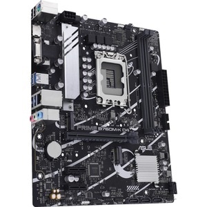 Asus Prime B760M-K D4-CSM Desktop Motherboard - Intel B760 Chipset - Socket LGA-1700 - Micro ATX - Pentium Gold, Celeron P