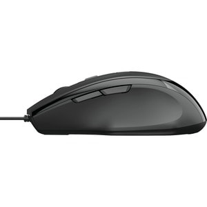 Trust Voca Maus - USB 2.0 - Optisch - 6 Taste(n) - Schwarz - Kabel - 2400 dpi Auflösung - Scroll-Rad - Rechtshändig