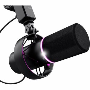 MikrofonTrust Onyx - Kabelgebunden - Kondensator - Schwarz - Kardioide - 1,80 m - USB Typ-A - Tischhalterung, Dämpferbrück