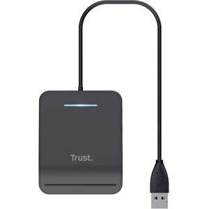 Trust Primo Kontakt Smartcard-Lesegerät - Schwarz - KabelUSB 2.0 Typ A
