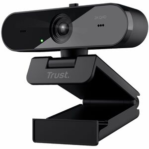 Trust TW-250 - Webcam - 30 fps - Schwarz - USB 2.0 - 2560 x 1440 Pixel Videoauflösung - 2K - Autofokus - 92° Angle - Tisch