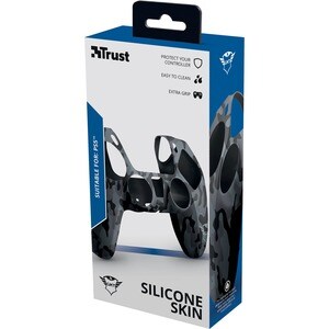 Trust Gaming GXT 748 Hülle für Sony Gaming-Steuerung, Spielkonsole - Schwarz - Kratzfest, Rutschfest - Silikon