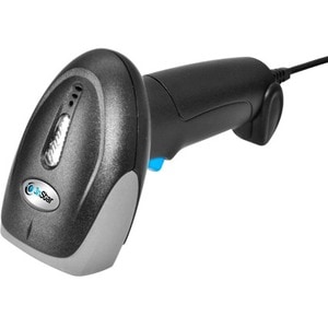 Exterior Dispositivo de mano Escaner de código de barras 3nStar - Negro - Cable Conectividad - USB Cable Included - 1D - L