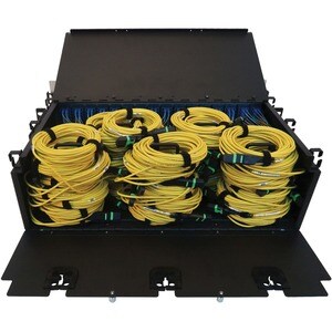 Tripp Lite by Eaton N48S-48M8L4-05Network Patch Panel - Yellow - 192 x Duplex - 3U High - 19" Wide - Rack-mountable