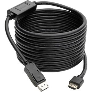 Tripp Lite by Eaton P582-020-HD-V4A 6.10 m DisplayPort/HDMI A/V Cable for Monitor, Audio/Video Device, TV, Projector, Comp