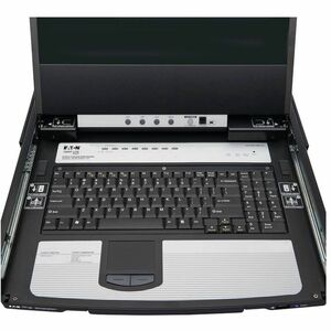 Tripp Lite series B030-DP08-17D LCD Rack Console KVM Switch - Metal - Black - TAA Compliant - 8 Computer(s) - 43.2 cm (17"