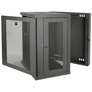 Tripp Lite series SmartRack SRW15US 15U Wall Mountable Rack Cabinet - 482.60 mm Rack Width x 520.70 mm Rack Depth - Black 