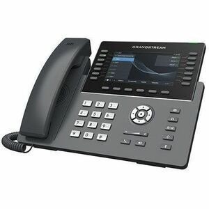 Grandstream GRP2650 IP Phone - Corded - Corded/Cordless - Wi-Fi, Bluetooth - 5 Multiple Conferencing - Wall Mountable, Sta