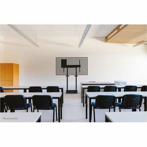 Neomounts Wall Mount for Display - Black - Height Adjustable - 1 Display(s) Supported - 139.7 cm to 254 cm (100") Screen S