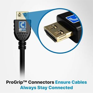 Comprehensive NanoFlex™ Pro AV/IT Integrator Series™ Active 4K 18G High Speed HDMI Cable Jet Black 20ft - NanoFlex™ Pro AV