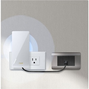 Asus RP-AX58 Dual Band IEEE 802.11ax 2.93 Gbit/s Wireless Range Extender - 2 x Internal Antenna(s) - MIMO Technology - 1 x