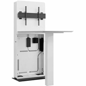 HAGOR CON-Line Konferenztisch - Weiß Top - Schwarz Basis - 1812 mm Höhe x 800 mm Breite x 1380 mm Tiefe - Konferenz, Bespr