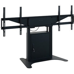 HAGOR Lift für Display, Mini-PC, Kamera, Notebook, A/V-Geräte, Display - Schwarz pulverbeschichtet - Höhenverstellbar - 2 