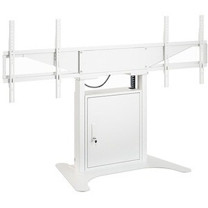 HAGOR Lift für Display - Weiß - Querformat - Höhenverstellbar - 2 Unterstützte(r) Display(s)Bildschirmgröße: 46 Zoll (116,
