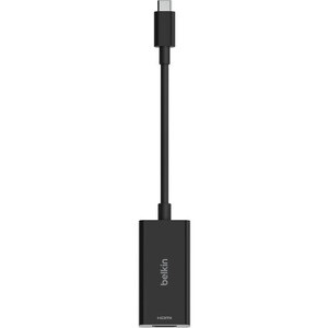 Belkin Connect A/V Adapter - 1 x USB Type C - Male - 1 x HDMI 2.1 Digital Audio/Video - Female - 7680 x 4320 Supported - B